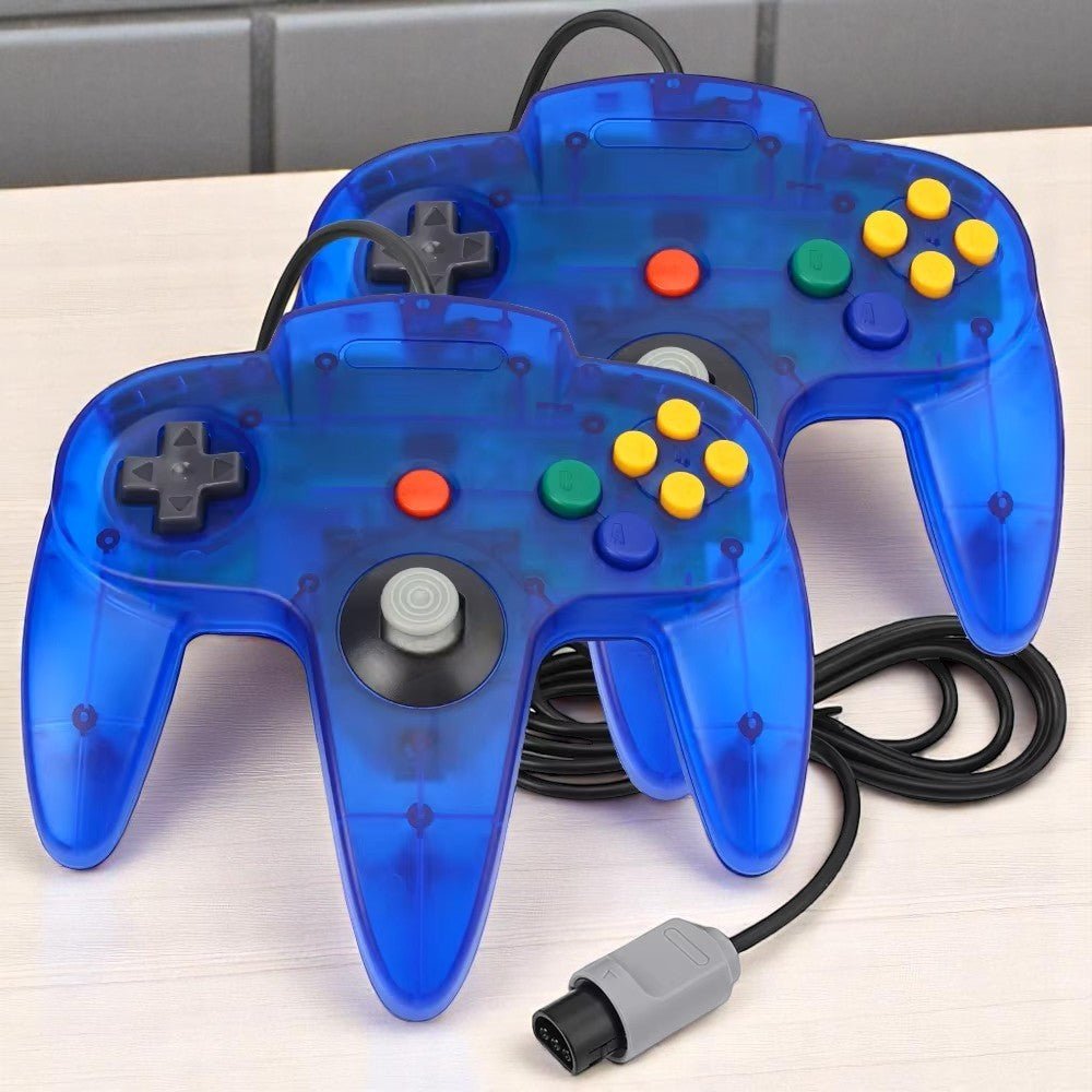 Manette N64 - RetroPad64Duo™ - Bleu - Univers - jeux