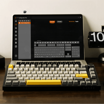 Clavier Mécanique - WirelessMechanicalKeyboard™ - Gris Foncé - Univers - jeux