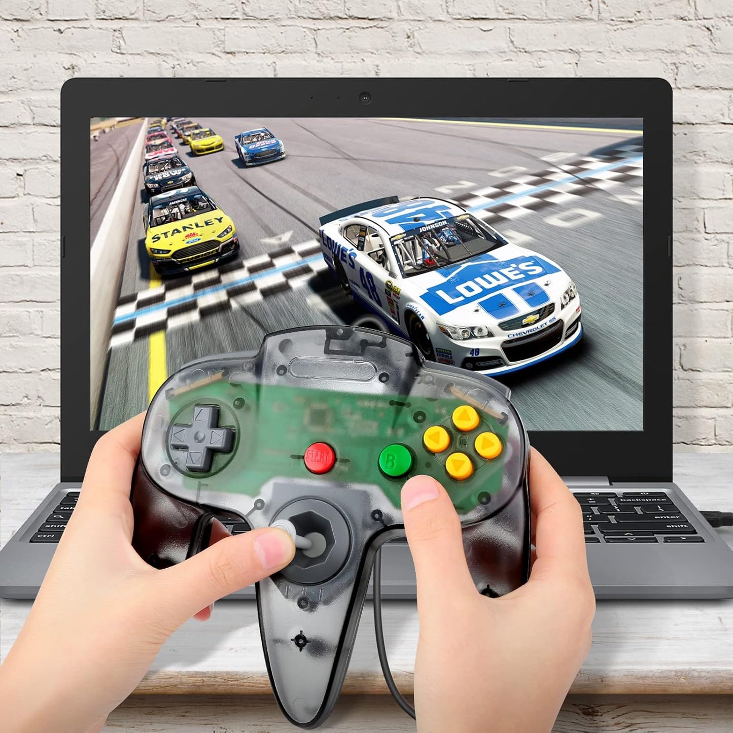 Manette N64 - RetroPad64Duo™ - Gris - Univers - jeux