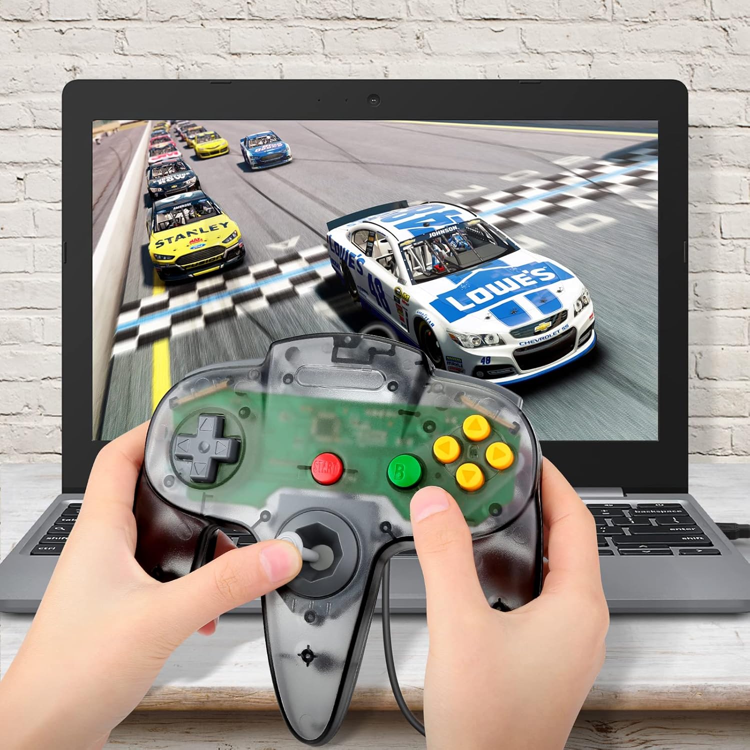 Manette N64 - RetroPad64Duo™ - Gris - Univers - jeux