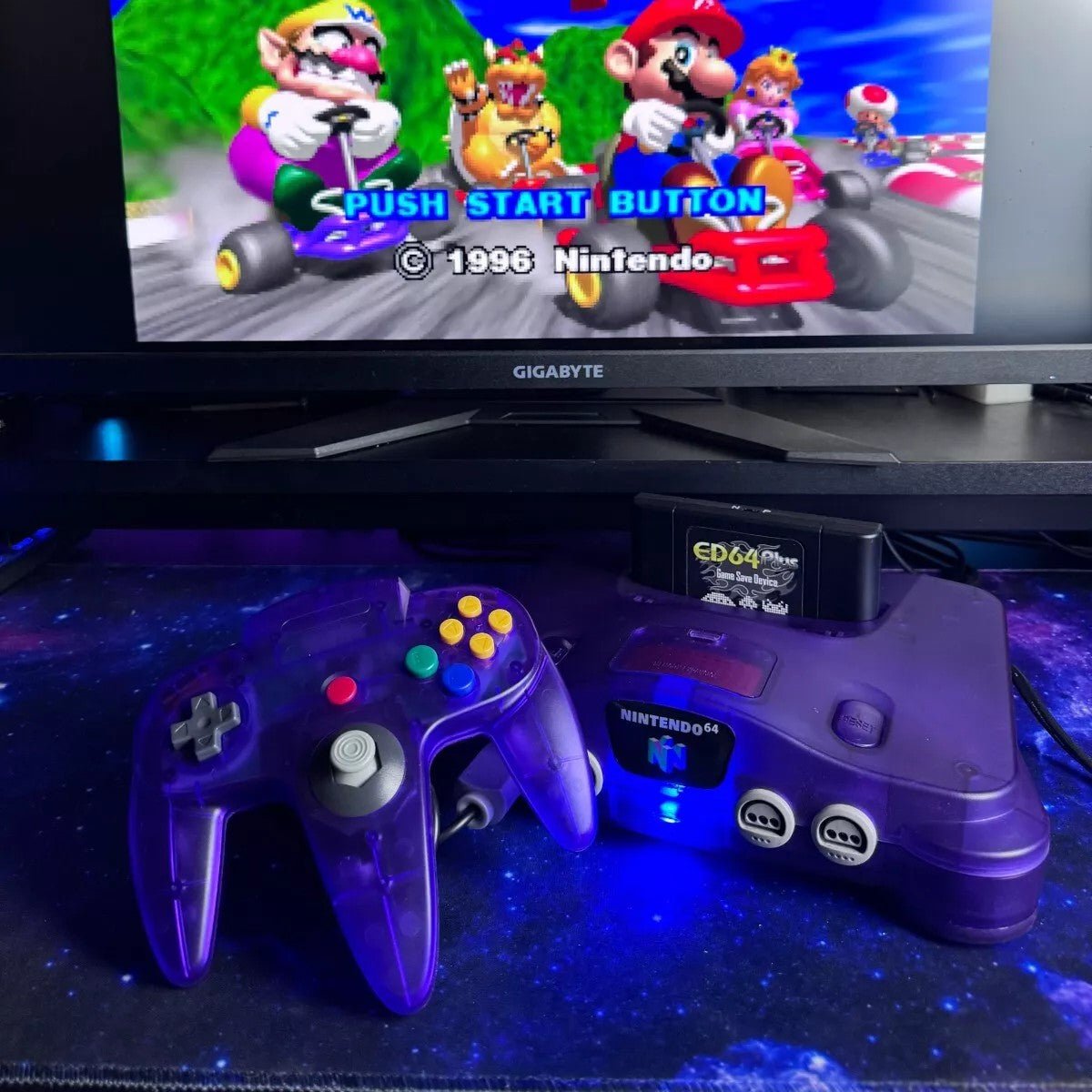 Manette N64 - RetroPad64Duo™ - Violet - Univers - jeux