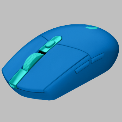 Souris Gamer - GameGlide™ - Bleu - Univers - jeux
